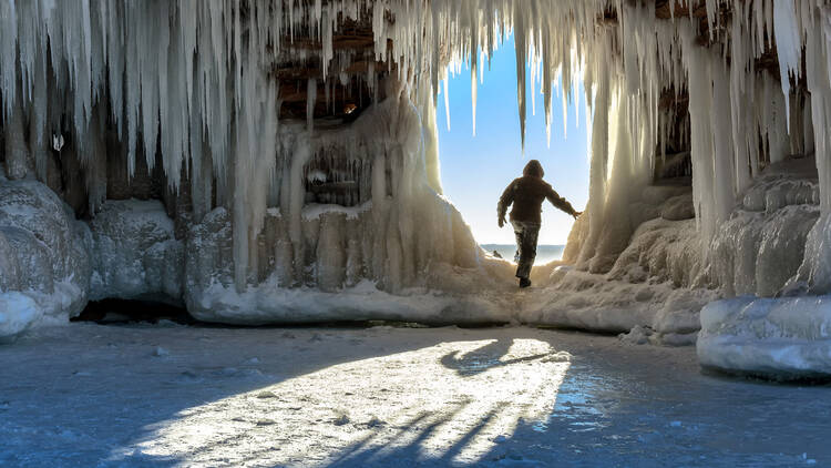 Winter Ice Caves at Apostle Islands National Lakeshore