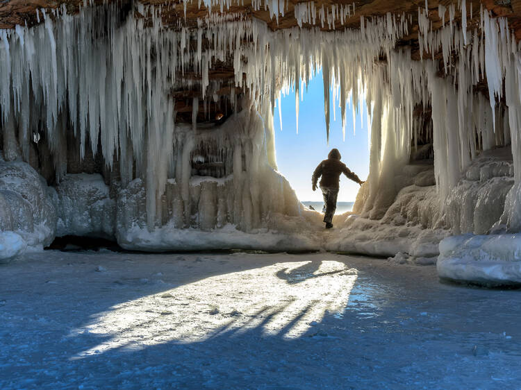 Winter Ice Caves at Apostle Islands National Lakeshore