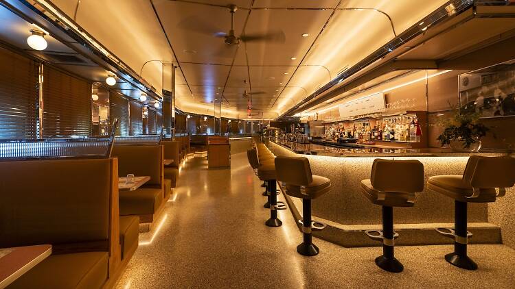 Interior of Kellogg's Diner