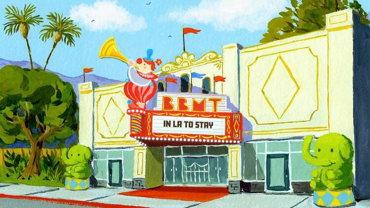 Bob Baker Marionette Theater marquee artwork