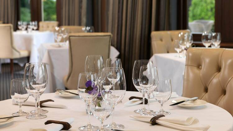 A place setting at Northcote Restaurant. 