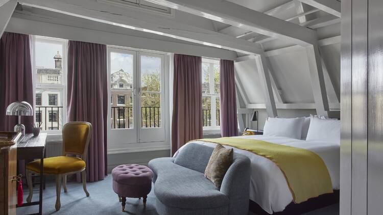 Canal room at Pulitzer Amsterdam hotel