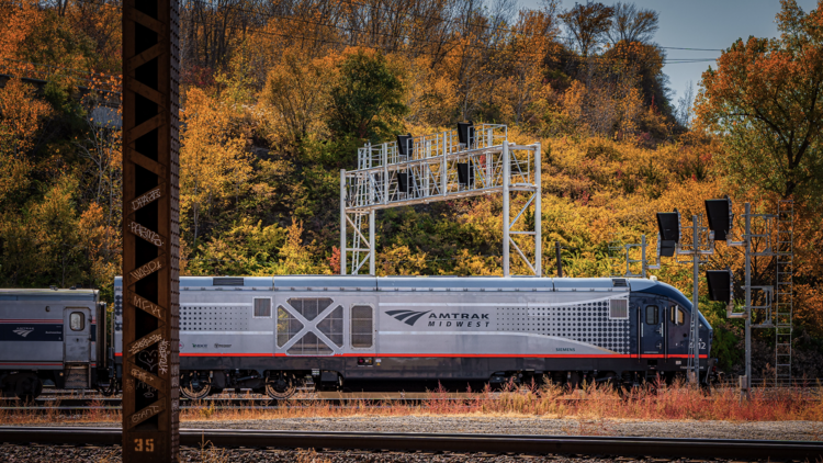 Amtrak train