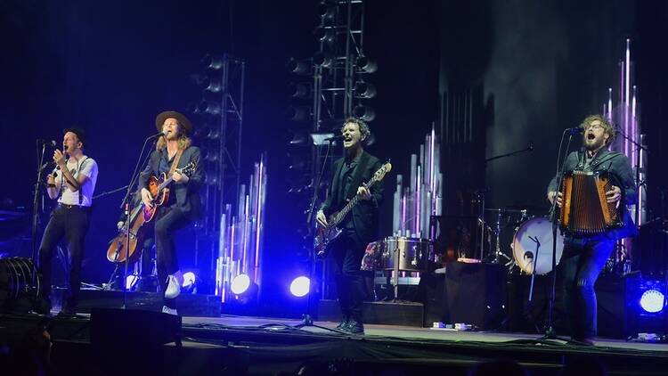 The Lumineers performing live in Florida, USA