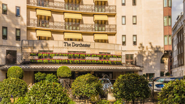 Dorchester hotel on Park Lane in Mayfair in London