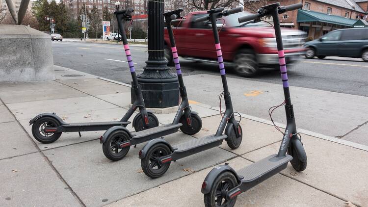 Lyft's dockless scooters in Washington, D.C.