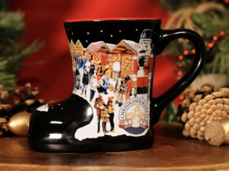 Christkindlmarket's iconic boot-shaped mugs are back!