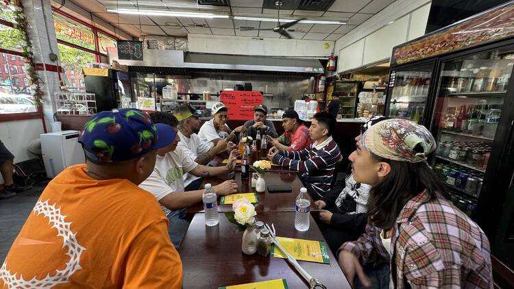 people having a meal 