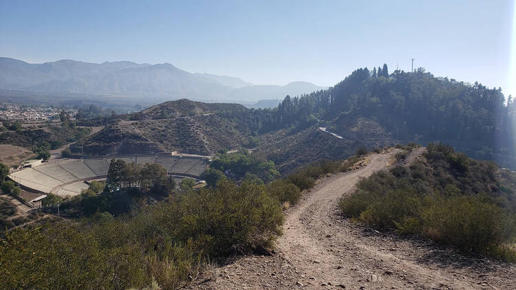 Cerro El Llorón, en pleno Parque General San Martín