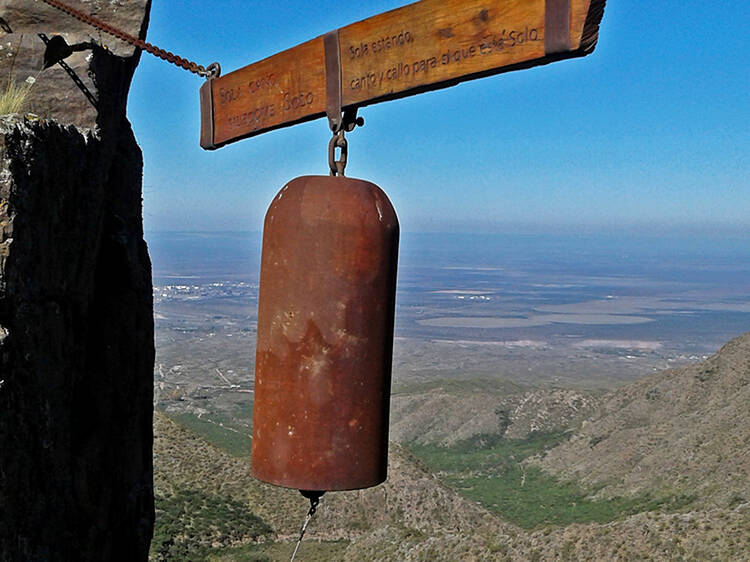 Cerro Campanario en el camino hacia Cacheuta