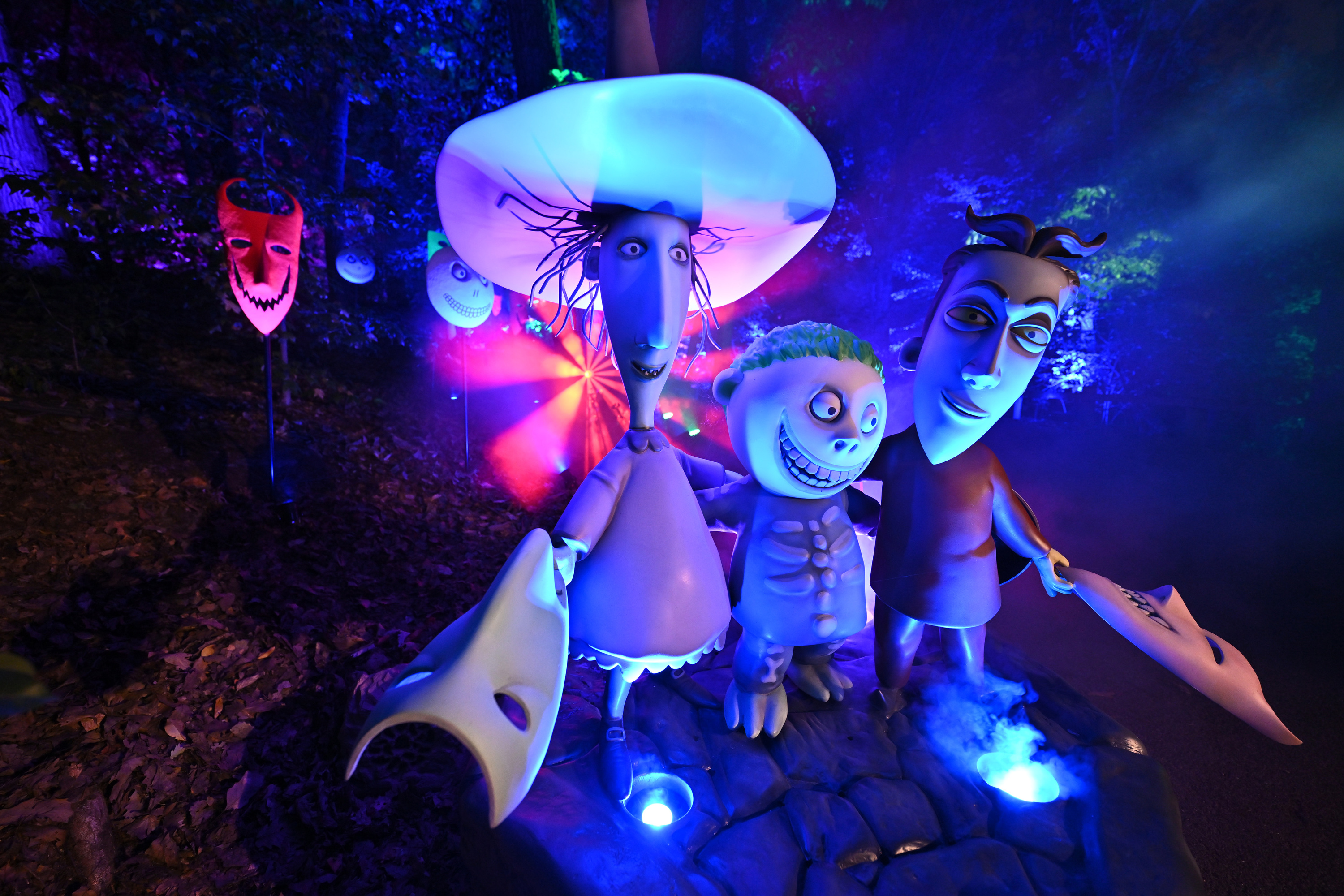 Disney Tim Burton's The Nightmare Before Christmas light trail