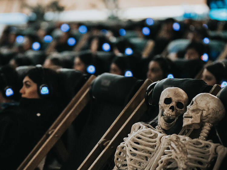 Watch a scary movie at Rooftop Cinema Club