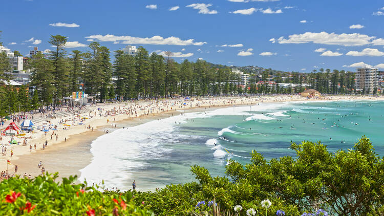 View from the South Steyne end of Manly Beach