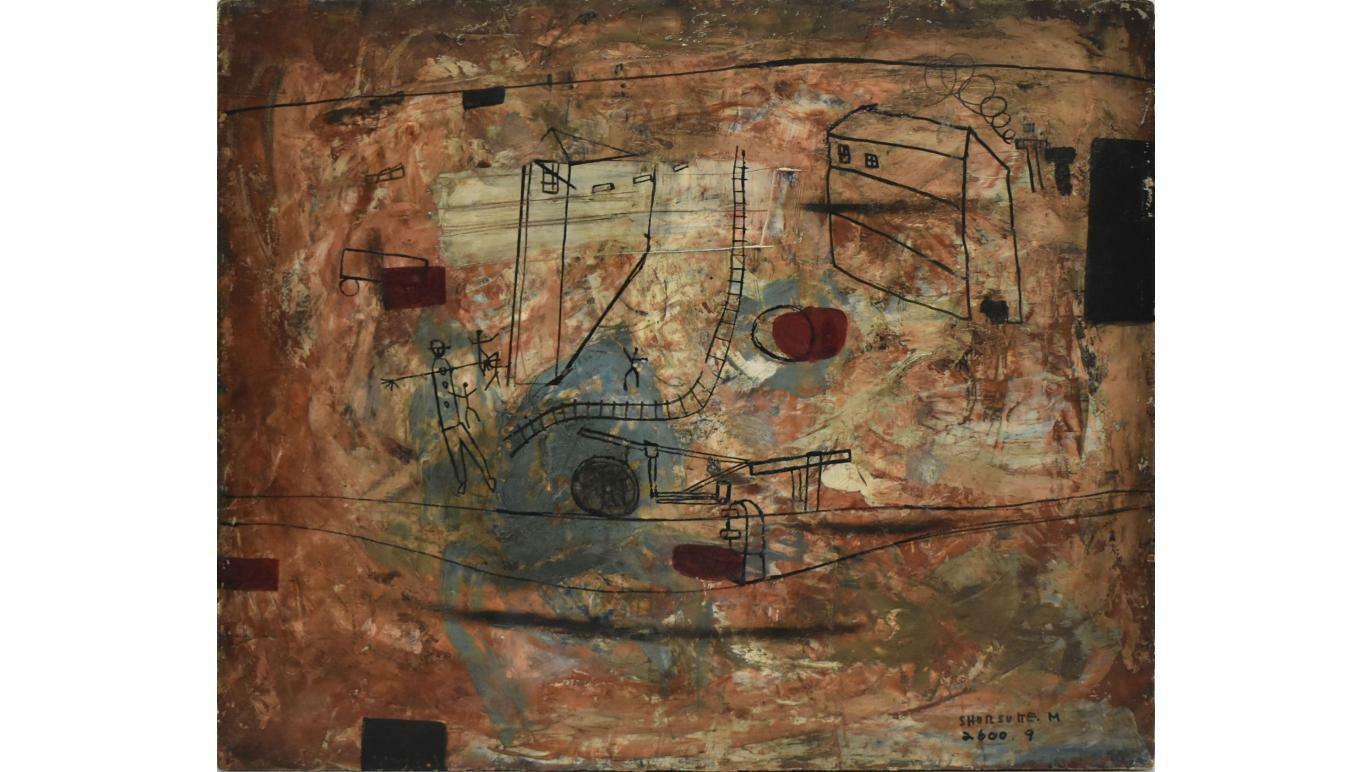 絵画　築地松 松本竣介展