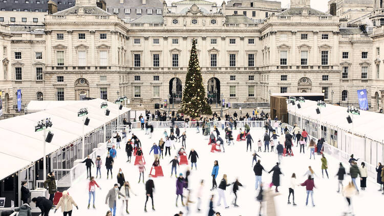 Skate rink at Somerset House 