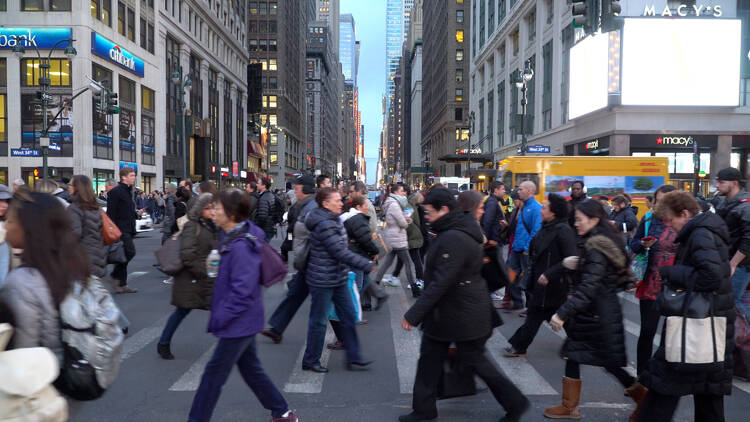 NYC pedestrians