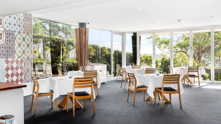 Dining room overlooking garden