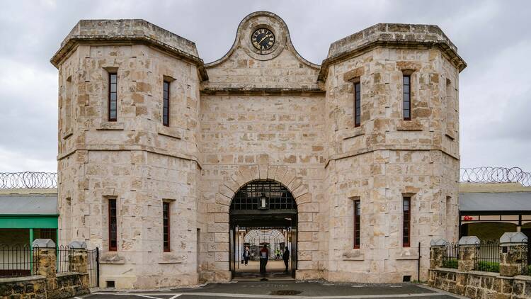 Outside of Fremantle Prison