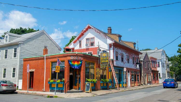 Grab a bite to eat at a local haunt