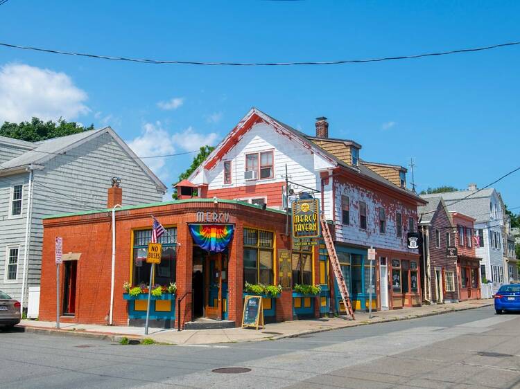 Grab a bite to eat at a local haunt