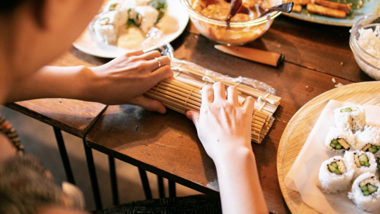 Sushi making team building activities