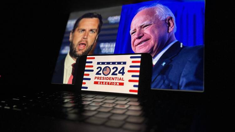 The two VP candidates in a composite image.