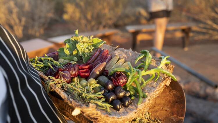 Platter of bush foods