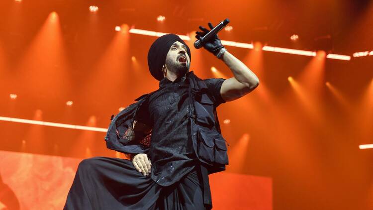 Diljit Dosanjh performing live