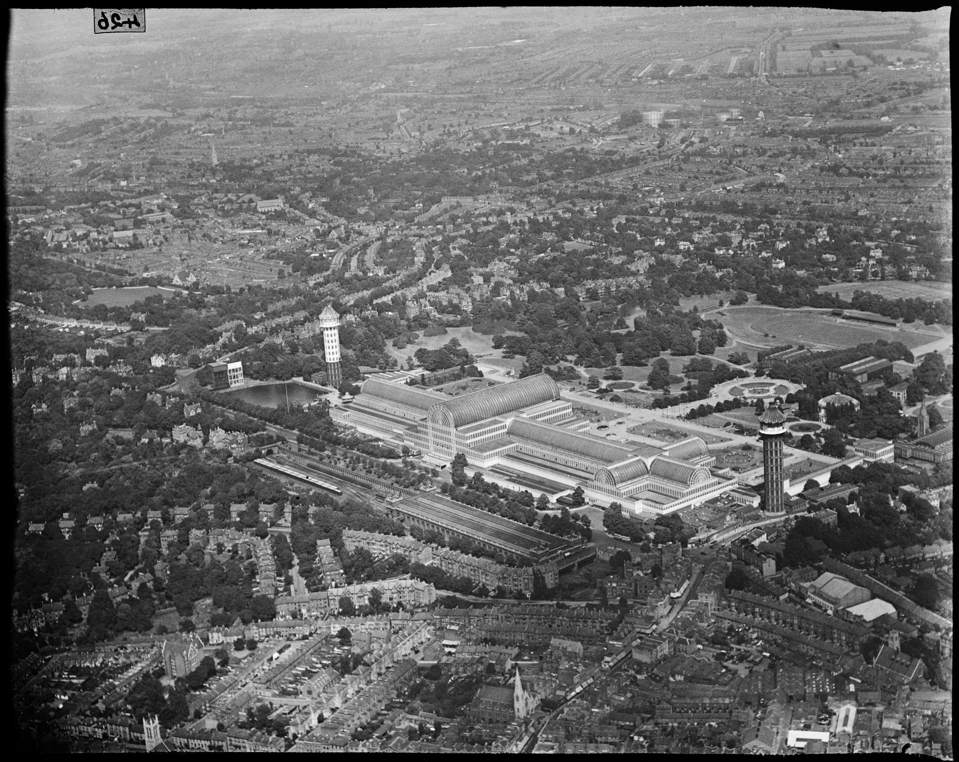 The Crystal Palace in Historic England’s Air Pictures Portleven Collection