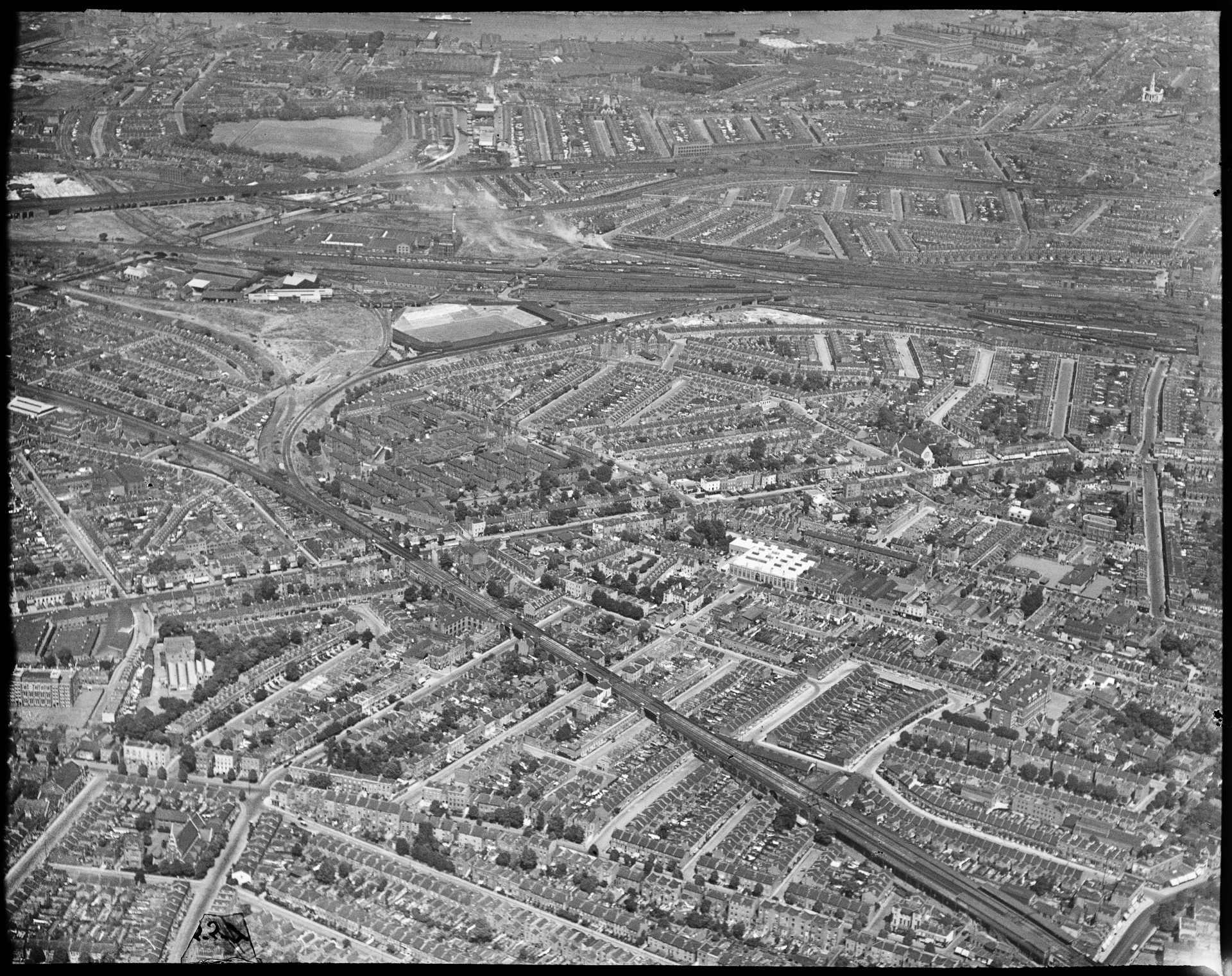 The Den in Historic England’s Air Pictures Portleven Collection