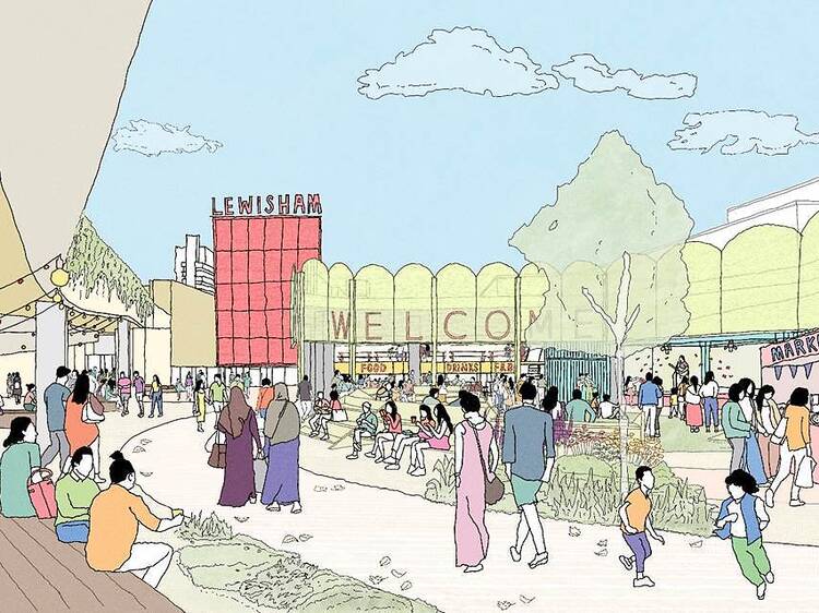 First look: Lewisham Shopping Centre is getting a huge new open-air market