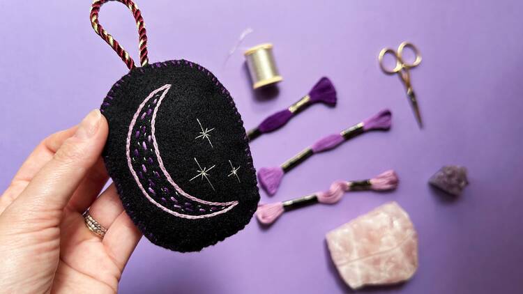 Mystical Moon Embroidery Workshop