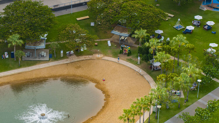 Soak up the sun at Darwin Waterfront Precinct