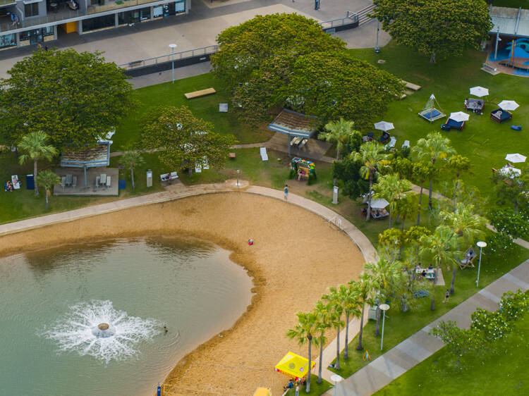 Soak up the sun at Darwin Waterfront Precinct