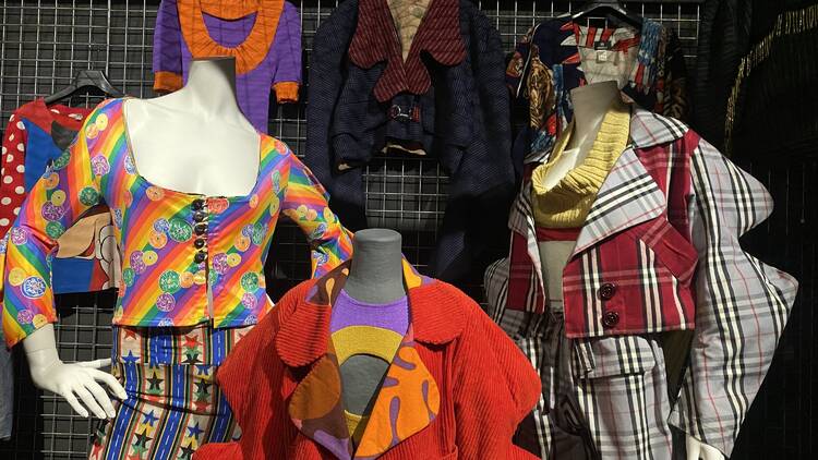 80s clothes at the exhibition  (Photograph: Chiara Wilkinson for Time Out)