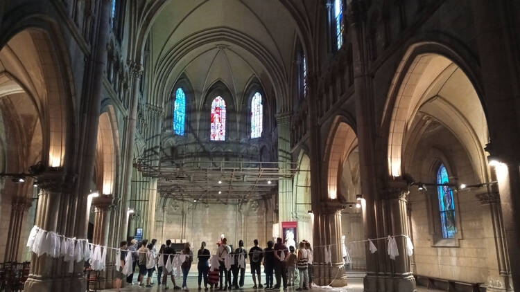 Templo escondido en el colegio Santa Felicitas