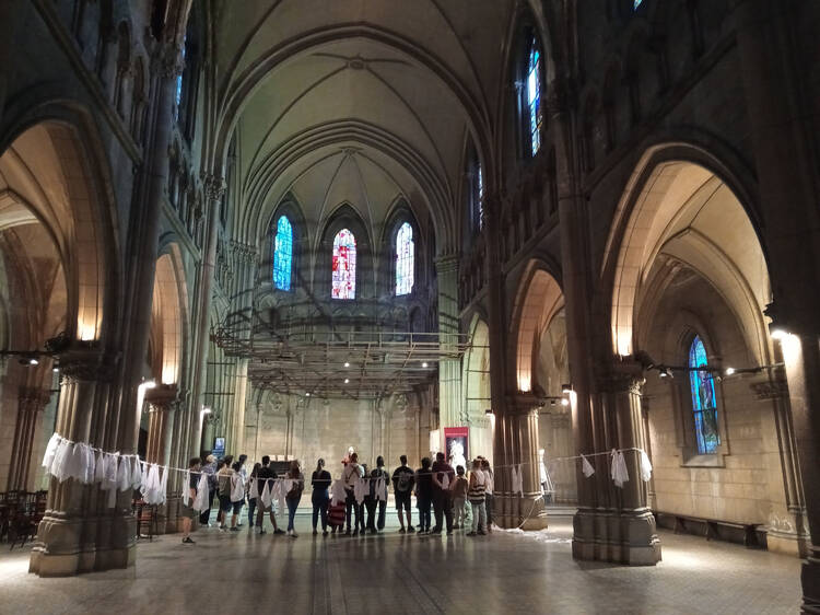 Templo escondido en el colegio Santa Felicitas