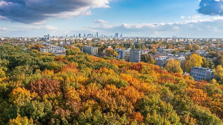 Warsaw in autumn