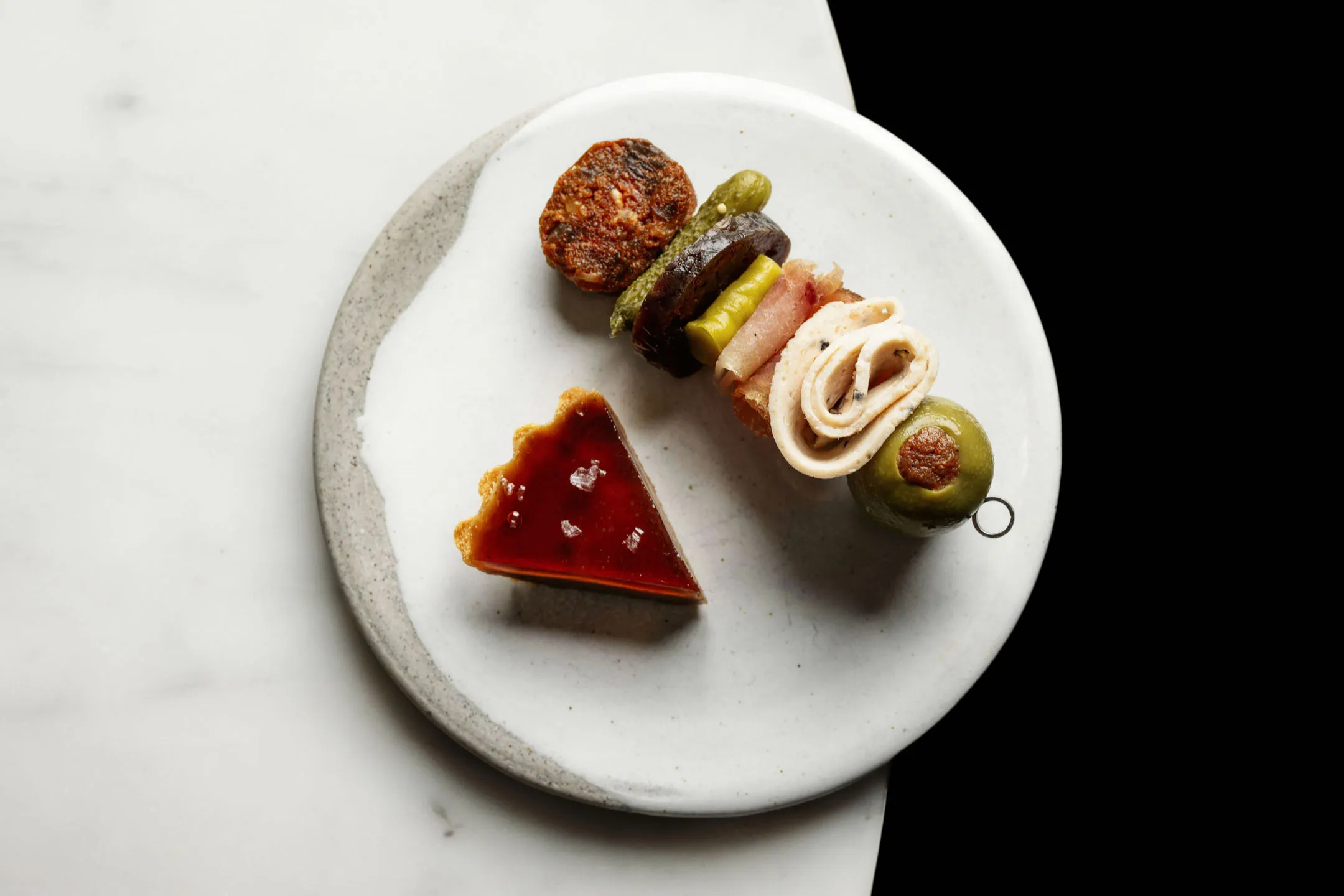 Fish charcuterie at Saint Peter