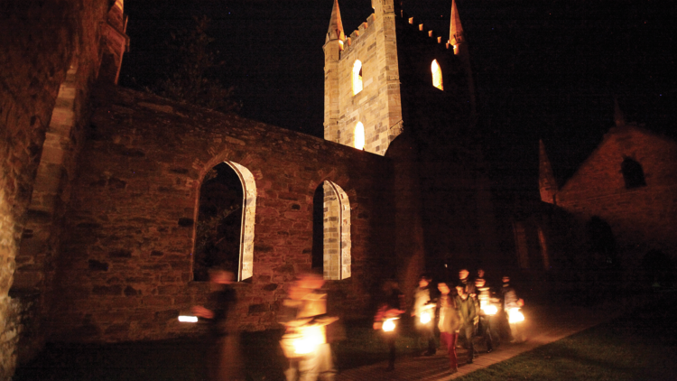 Ghost Tour in Port Arthur Historic Site 