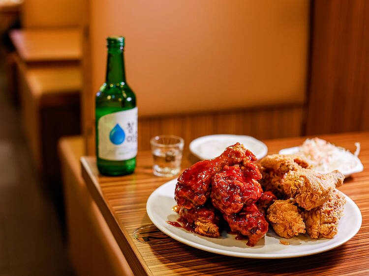 5. Chicken Hof & Soju