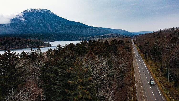 Explore Hokkaido’s Daisetsuzan National Park in a luxurious camper van