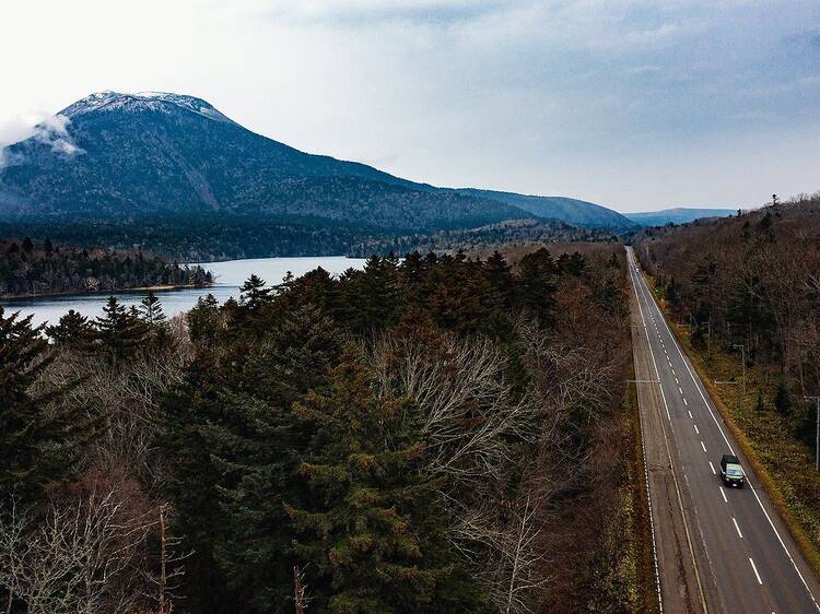 Explore Hokkaido’s Daisetsuzan National Park in a luxurious camper van