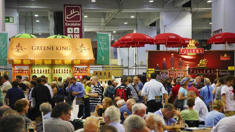 Great British Beer Festival at Kensington Olympia in London