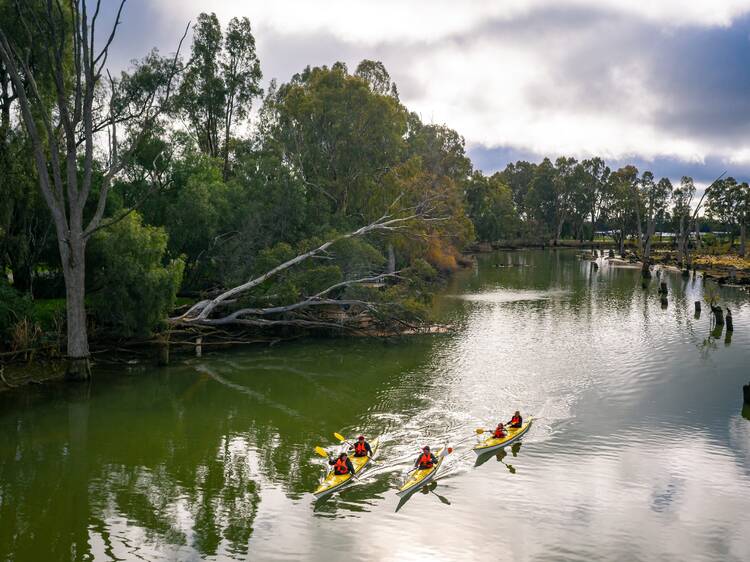 Cycle, walk or paddle along Australia’s longest river