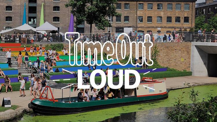 Time Out Loud logo over a picture of King’s Cross in London