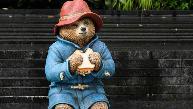 Paddington bear statue