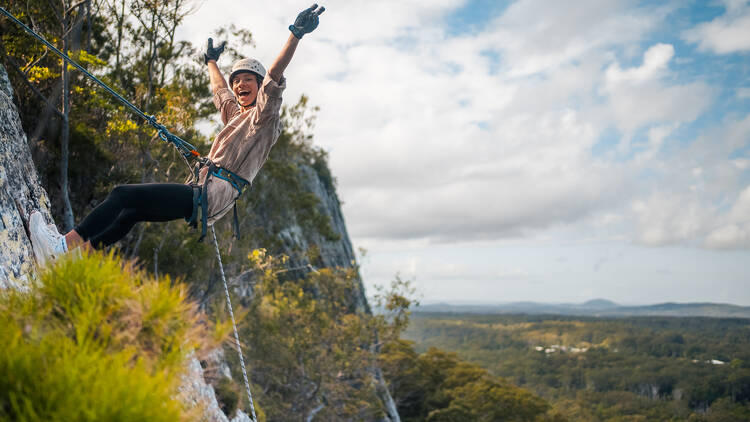 Go rock climbing at Mount Tinbeerwah