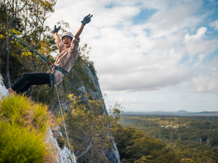 Go rock climbing at Mount Tinbeerwah