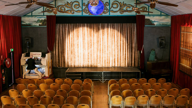 See a silent film at The Majestic Theatre